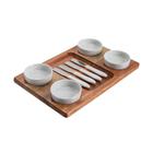 Jogo de Porta-Pasta Aperitivo 9 Peças - C de Casa