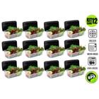 Jogo De Potes Marmitas Fitness Vasilhas Plasticas Para Microondas Freezer Kit Com 12 Peças - Plastics Erc