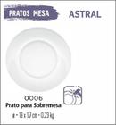 Jogo De Prato Astral 06 Pratos Sobremesa - 19cm Vidro