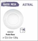 Jogo De Prato Astral 12 Pratos Rasos - Vidro 23Cm