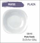 Jogo De Prato Pla 04 Fundo - 22Cm Vidro Branco - Duralex