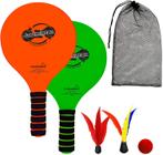 Jogo de Peteca Badminton Kit com 2 Raquetes 2 Bola infantil - DaiCommerce