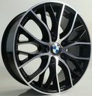 Jogo de Roda Aro 17 BMW 335 BITURBO PRETA DIAMANTADA 5X120