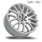 Jogo de rodas volcano limited aro 18x7 4x108 prata