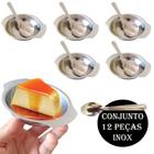 Jogo De Sobremesa 12 Peças Aço Inoxidável Gourmet Conjunto