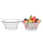 Jogo de Sobremesa 2 Taças Mini Bowl Vidro Transparente Cotton 100ml Em Casa Tem