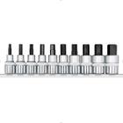 Jogo De Soquete Allen 5 A 17 Mm Com Encaixe 1/2" 10 Peças R62558010 Gedore