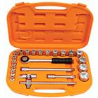 Jogo de Soquete Sextavado e Acessórios 1/2" 8 a 32mm 23 Peças Tramontina 44831222