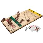 Jogo de tabuleiro Across The Board Horseracing Maple Veneer