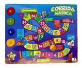 Jogo De Tabuleiro Corrida Maluca Madeira Brinquedo Educativo r