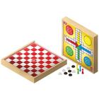 Jogo Ludo Tabuleiro Pinos Em Madeira MDF Clássico Especial - Maninho - Jogos  de Tabuleiro - Magazine Luiza