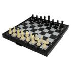Jogo 3 em 1 (Dama Xadrez e gamão) peças em madeira REF.: 73261