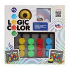 Jogo de Tabuleiro Logic Color Didático Divertido Pakitoys - Paki Toys