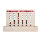 Jogo de tabuleiro Rico Industries NCAA Arkansas Razorbacks 4 em uma linha