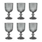 Jogo de Taças Cameratta Cinza 365 ml com 6 Peças LHermitage