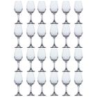 Jogo de Taças de Vidro Água E Vinho 365ml Luxo - 24 UN
