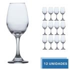 Jogo de Taças de Vidro Água E Vinho Tinto 365ml Luxo - 12 UN