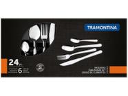 Jogo De Talheres Colher Faca Garfo 24 Peças Inox Tramontina
