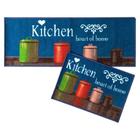 Jogo De Tapete Para Cozinha Corttex Bistrô Kitchen 2 Pçs