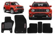 Jogo De Tapete Para Jeep Renegade 19 20 21 22 Preto Bordado