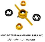 Jogo De Tarracha Manual Para Pvc - ROTONY