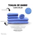 Jogo De Toalha De Banho E Rosto 5 Peças Briza - Losango ul