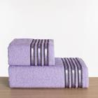 Jogo de toalhas 2 peças petra lilás