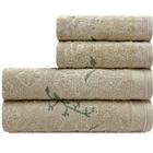 Jogo De Toalhas 4 Peças - Banho e Rosto Algodão Antipiling Yuna Karsten - Emcompre