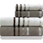 Jogo de toalhas Banhão Gigante Karsten Lumina 5 Peças - Fio Penteado - Emcompre