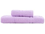 Jogo de Toalhas de Banho e Rosto Dohler 100% Algodão Paris Lilás 2 Peças