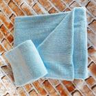 Jogo de toalhas de banho luxo azul claro