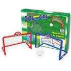 Jogo de Trave com Rede Gol a Gol Infantil Braskit com Bola