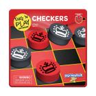 Jogo de viagem magnético PlayMonster Take 'N Play Anywhere Checkers