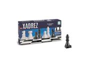 Conjunto de Peças Xadrez Syrisora ​​PS Plástico 32 Peças de Xadrez Com  Tabuleiro de Xadrez PU e Saco de Armazenamento para Jogo de Xadrez  Internacional Preto e Branco