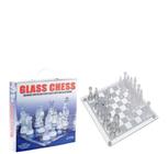 Jogo De Xadrez Tabuleiro Peças Em Vidro Elegante Presentes Criativos 20cm x  20cm - Glass Chess - Jogos - Magazine Luiza