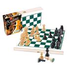 Jogo de xadrez em madeira escolar xalingo 7+ 60087