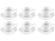 Jogo de Xícaras de Café de Porcelana 65ml Wembley - Hauskraft 6 Peças