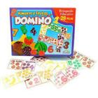 Dominó Jogo Educativo Pedagógico Mdf Frutas 28pcs Mega Impress - Mega Genial