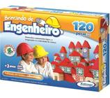 Jogo Educativo Brincando De Engenheiro 120 Peças Xalingo