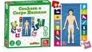 2 Brinquedos Educativos Jogos APrendendo as Formas e Partes do Corpo Humano  Menino e Menina -- Mega Impress - Jogos Educativos - Magazine Luiza