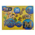 Jogo educativo para criança letras do alfabeto 36pcs