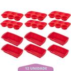 Jogo Forma Para Pães + Forma Cupcake Sortida Silicone 6Un