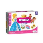 Jogo Formando Pares Memória Princesas Brincadeira 40 Peças Pedagógico