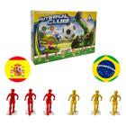 Jogo Futebol Club Seleções Brasil X Espanha - Gulliver Original Botão Clássico Acompanha Campo Presente Menino