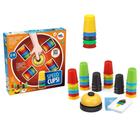 Jogo Infantil Speed Cups Copos Coloridos e Cartas Paki Toys