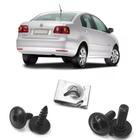 Jogo Kit Grampo Presilha fixação fixar Para-choque Traseiro Volkswagen Polo sedan 2003 2004 2005 2006 2007 2008 2009 2010 2011 2012 2013 2014