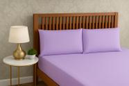 Jogo Lençol de cama Queen 400 Fios 3 Peças algodao com elastico