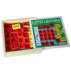 Jogo loto leitura com 130 peças - carimbrás - 48