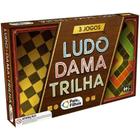 Jogo Ludo Dama e Trilha - Pais e Filhos - - PAIS E FILHOS (GALA)