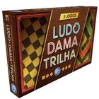 Jogo Ludo, Dama e Trilha - Pais e Filhos